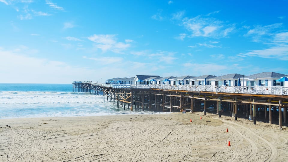 Crystal pier in Pacific Beach