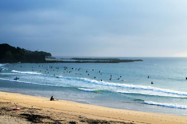 Ichigo beach in Shima, Mie-ken.