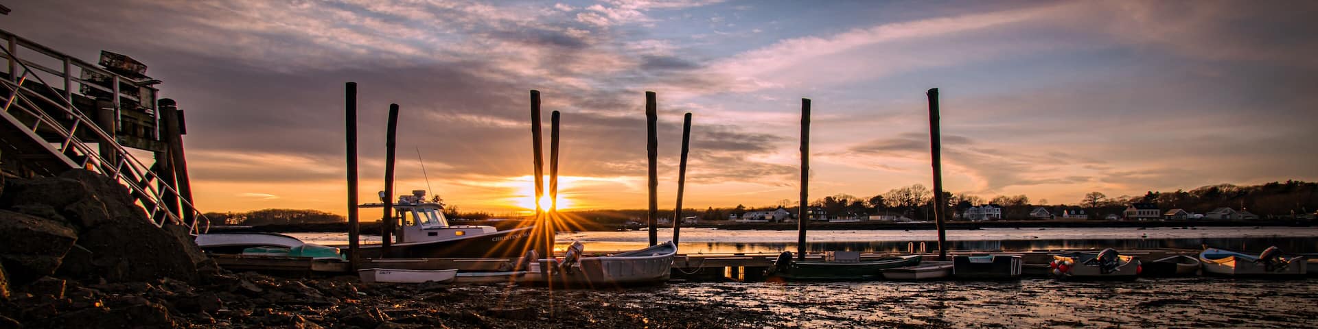 Sunrise in Cape Porpoise Kennebunkport, Maine