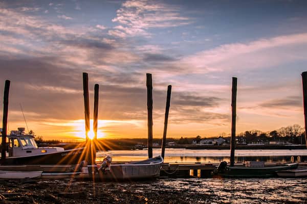 Sunrise in Cape Porpoise Kennebunkport, Maine