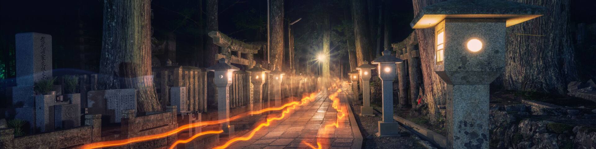 Buddhist ancient religious place hidden in the secret scary forest dur