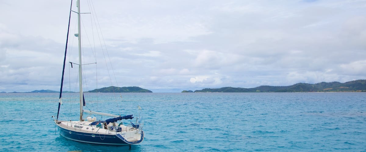 Fiji showing sailing