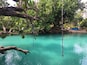 This place is a natural Lagoon which is maintained by the locals who have built around it little huts so people can enjoy it without destroying it, a donation entry funds the upkeep of this place to ensure it isn't destroyed by People coming to visit and not respecting it. #ExpediaCares #lifeatexpedia