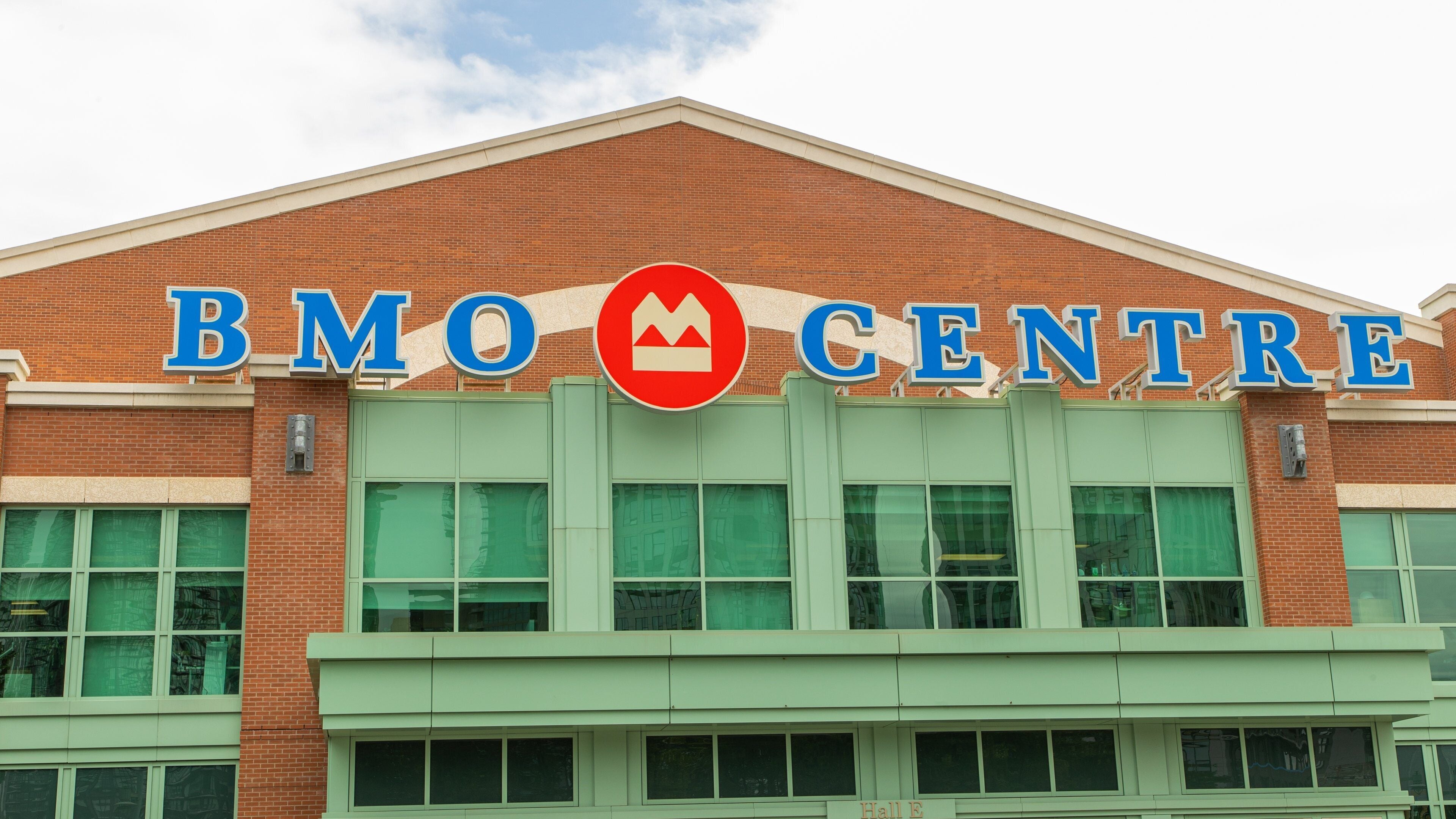 BMO Centre which includes signage