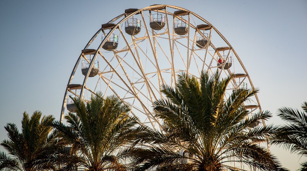 The Wharf which includes views and a sunset