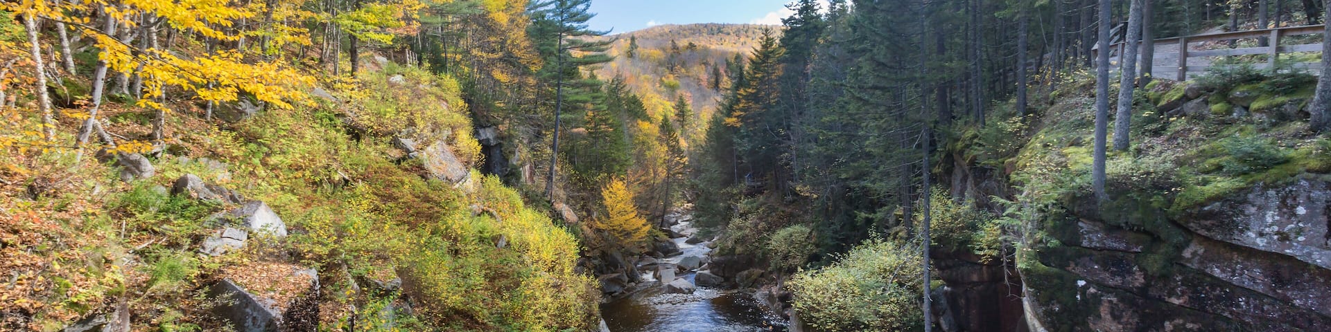 franconia notch state park, new hampshire, usa