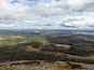 A stunning view eastwards over Aberdeenshire from the top of our local hill Bennachie