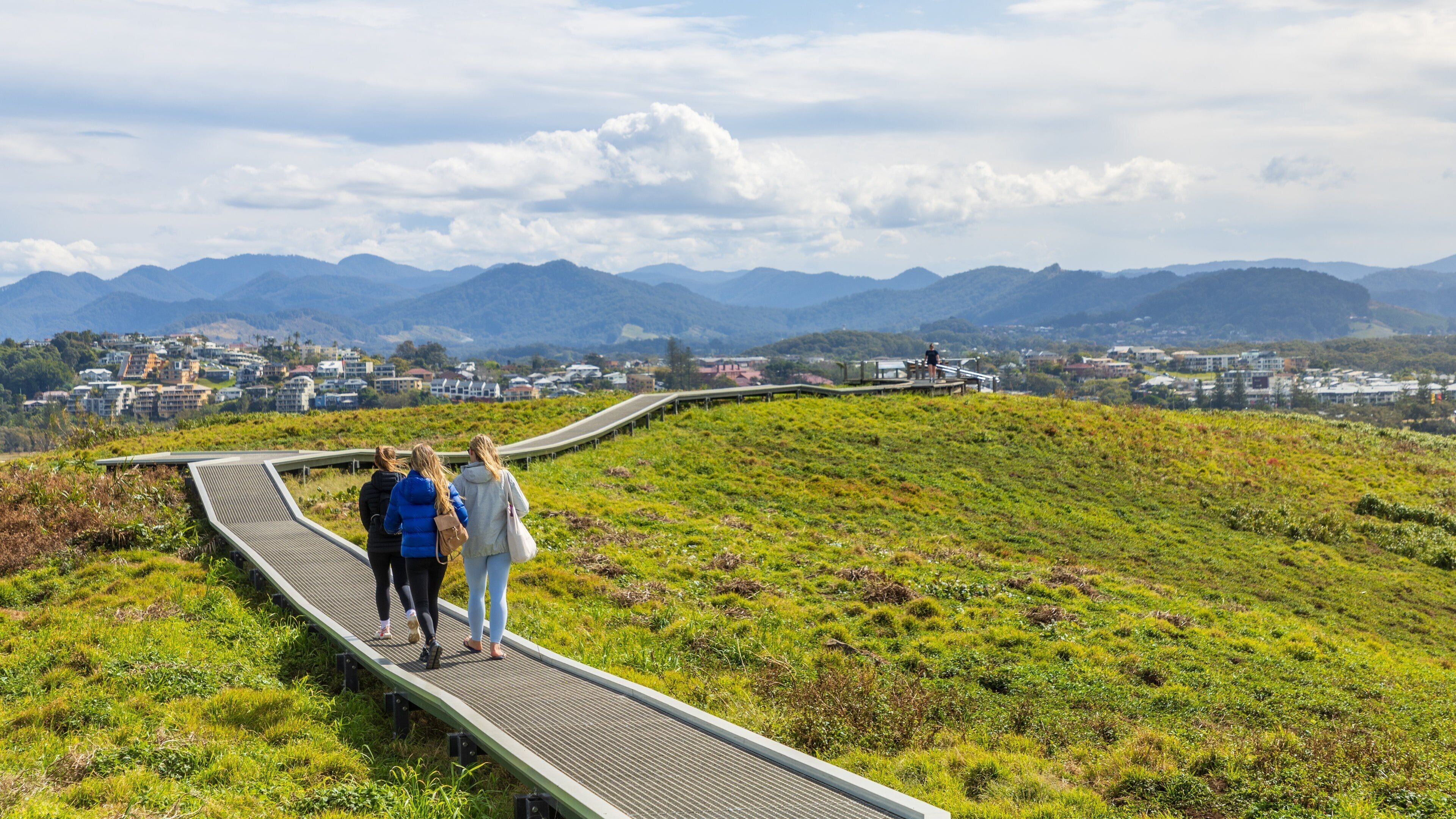 Muttonbird Island Nature Reserve featuring tranquil scenes as well as a small group of people