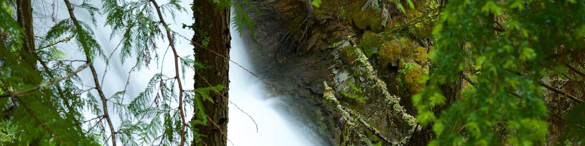 Kaslo which includes a cascade