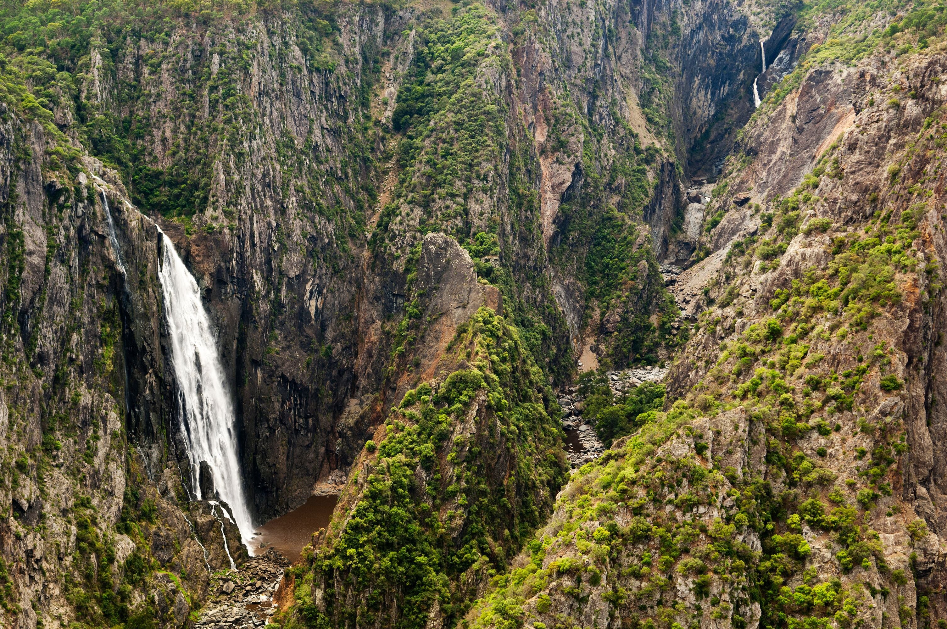 Wollomombi Falls in New South Wales is one of the highest in Australia