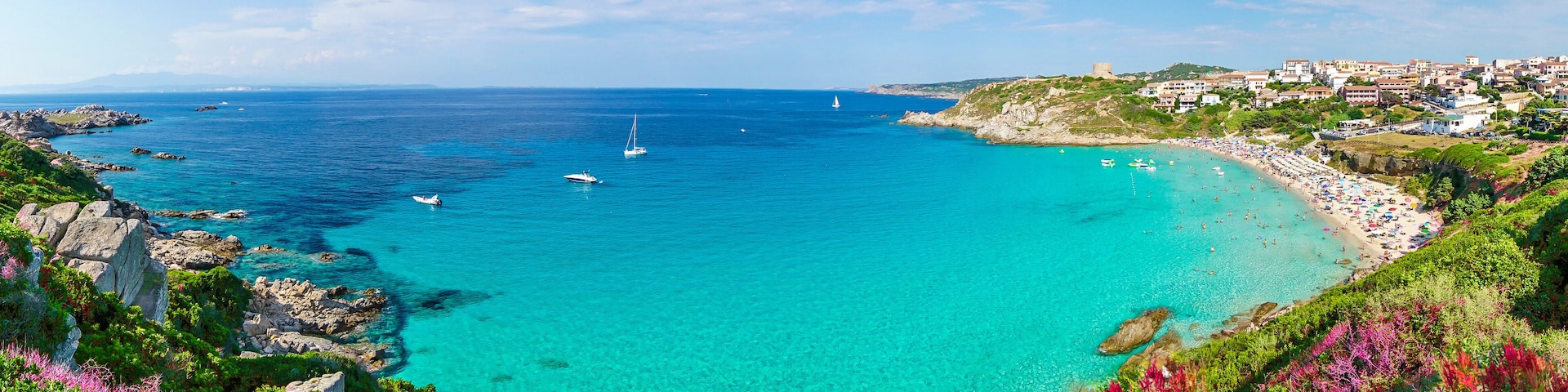 Rena Bianca beach, north Sardinia island, Italy