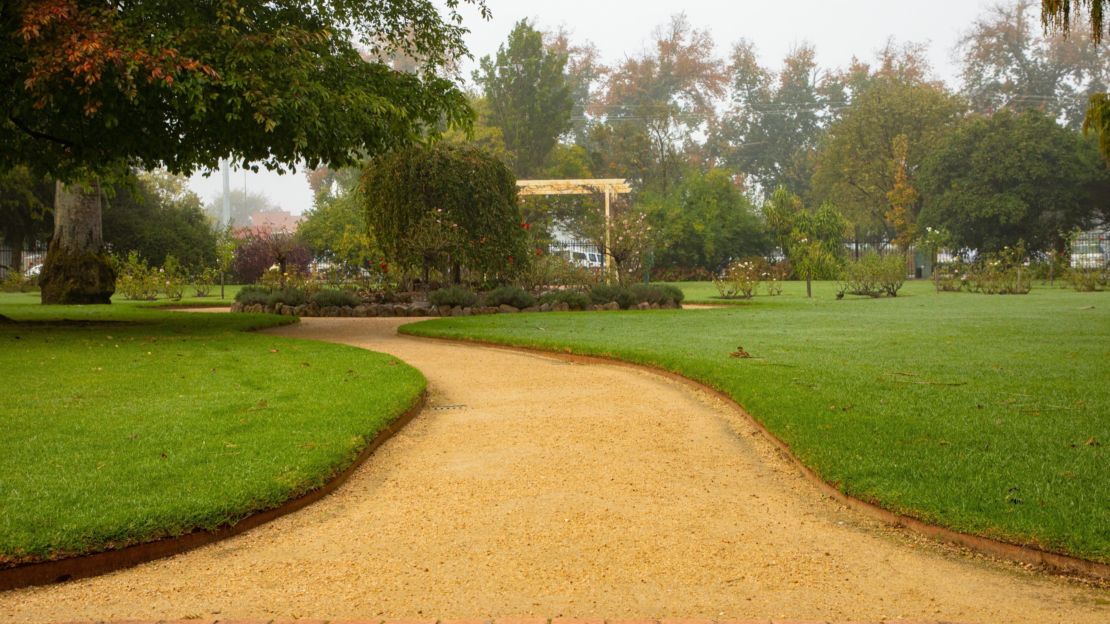 Albury Botanic Gardens showing a park