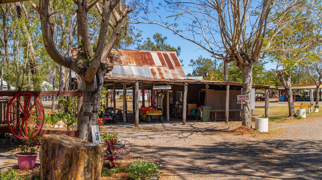 Calliope River Historical Village showing farmland