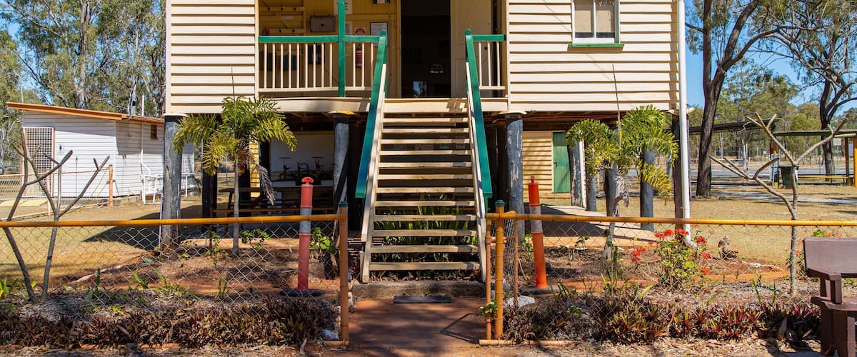 Calliope River Historical Village showing a house