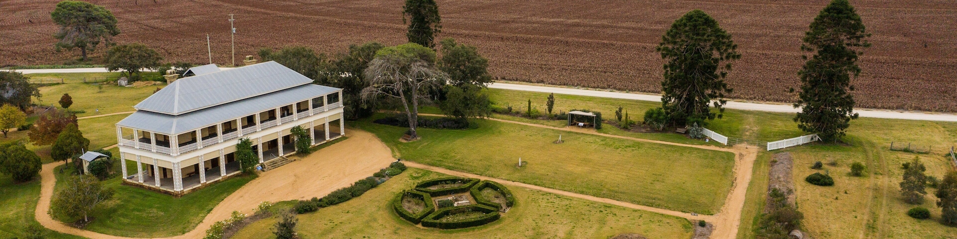 Glengallan Homestead and Heritage Centre featuring landscape views, a house and tranquil scenes
