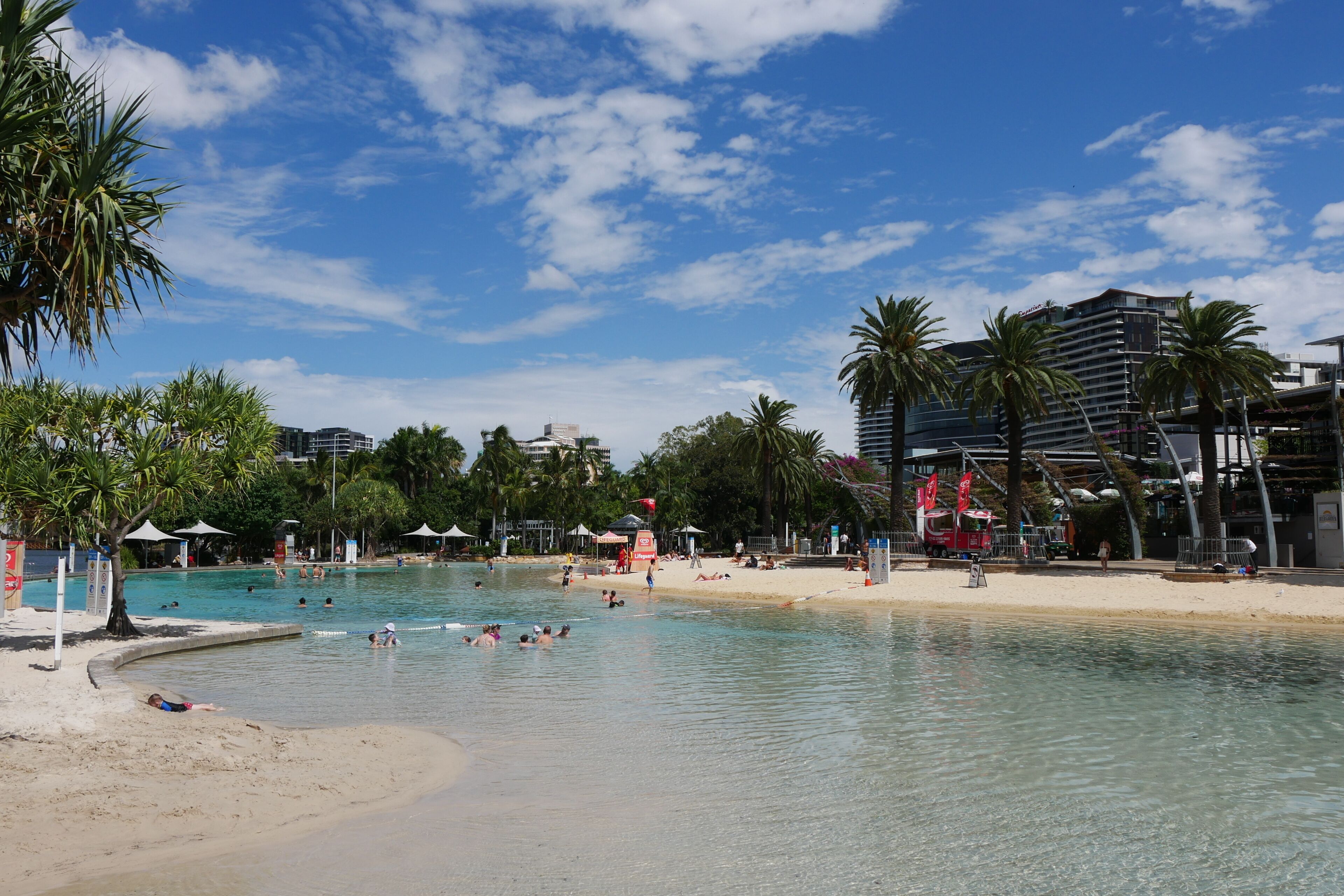Künstlicher Badebereich Park South Bank Brisbane