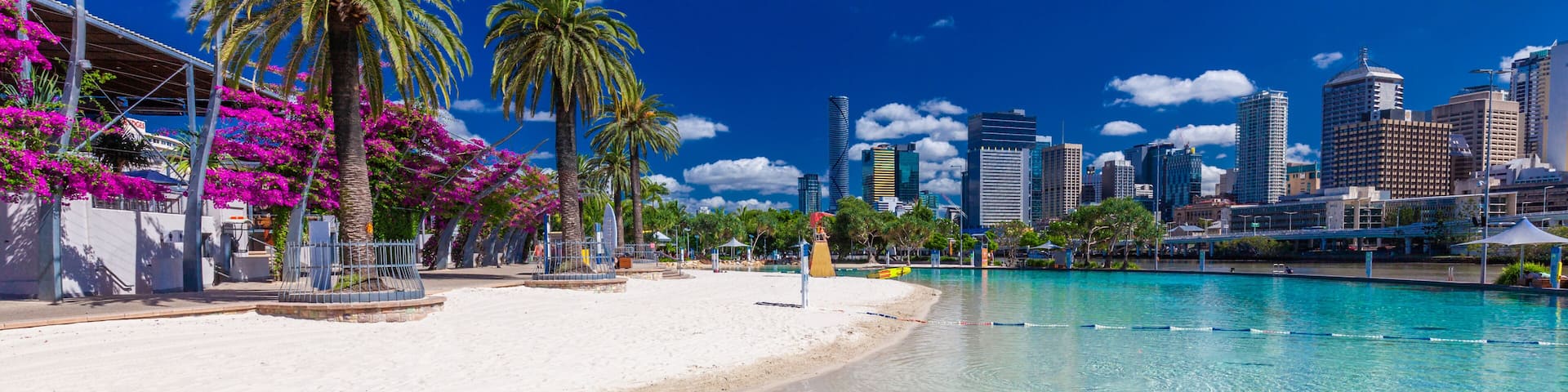 Streets Beach in South Bank Parkland, Brisbane, Australia