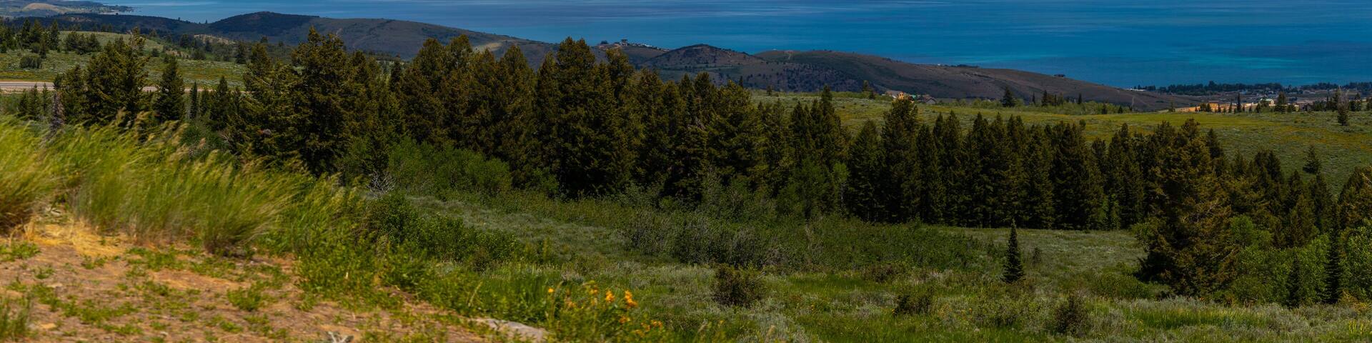 Scenic view of Bear Lake