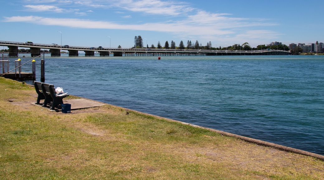 Beautiful views of Wallis Lake in Forster Beach NSW Australia