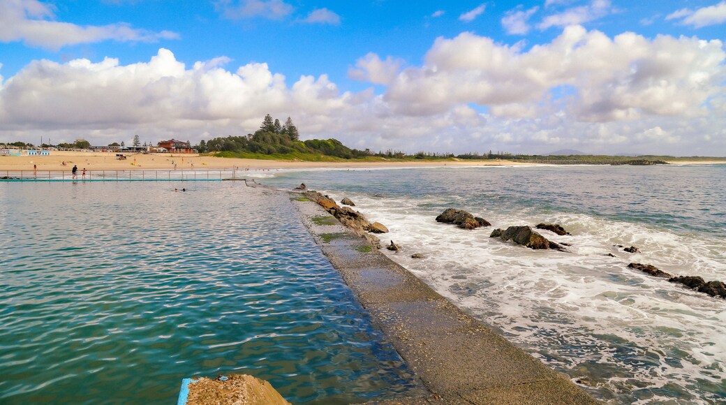 Edge of the Ocean Baths at Forster NSW Australia