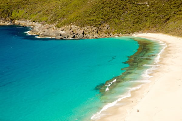 Shelley Beach, in West Cape Howe National Park, near the towns of Albany and Denmark in Western Australia.