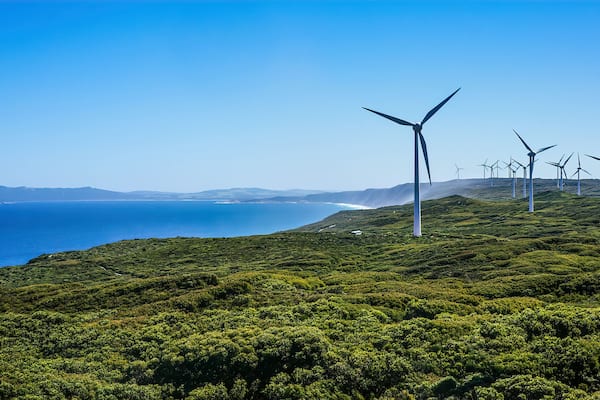 Albany Wind Farm in Western Australia.
