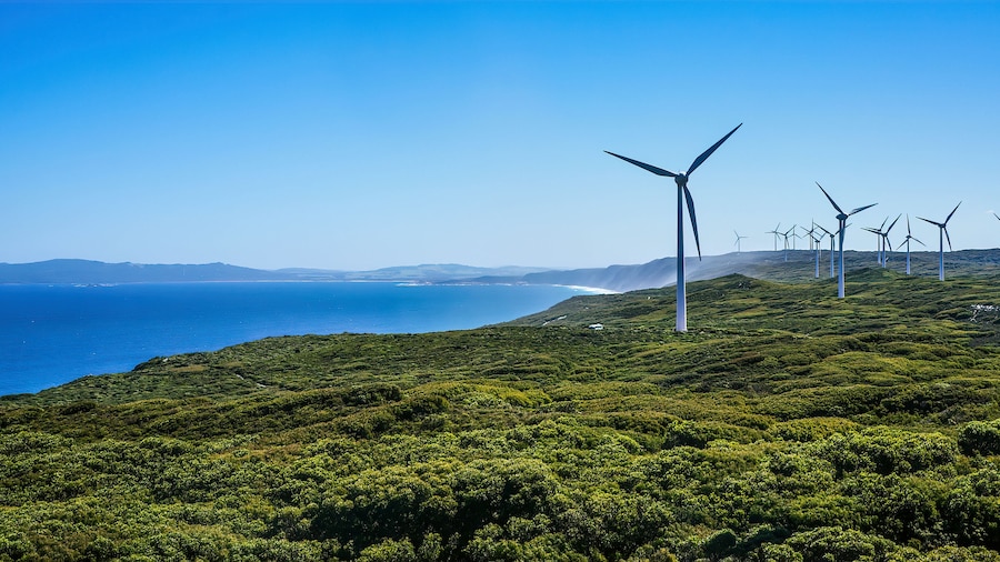 Albany Wind Farm in Western Australia.
