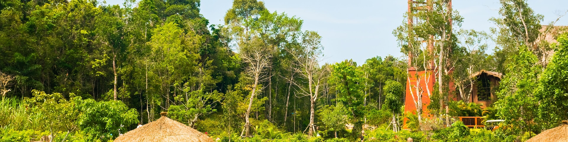 Largest zoological park in Vietnam - Vinpearl Safari Phu Quoc park with exotic flora and fauna, Phu Quoc in Vietnam