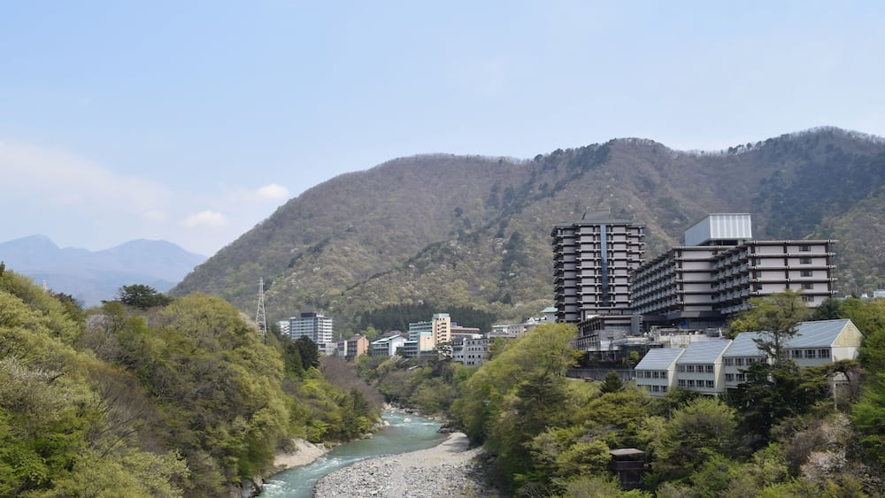 Landscape of Kinugawa Onsen, Tochigi Prefecture, Japan