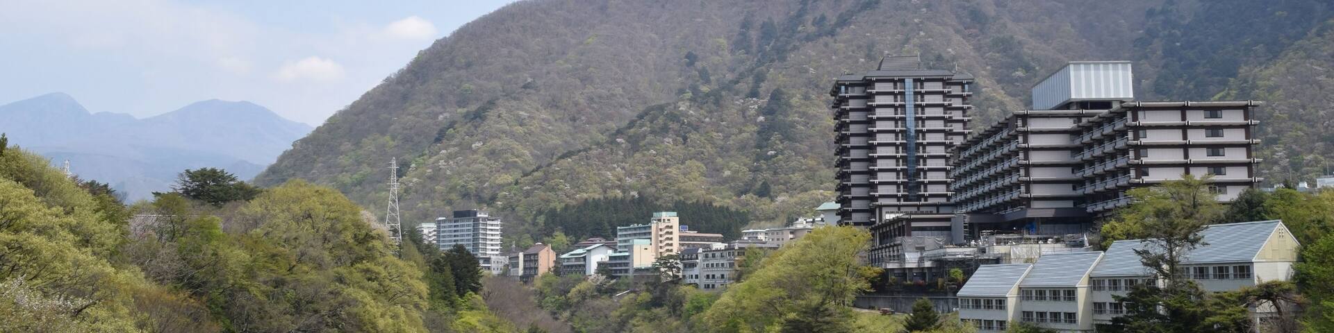 Landscape of Kinugawa Onsen, Tochigi Prefecture, Japan