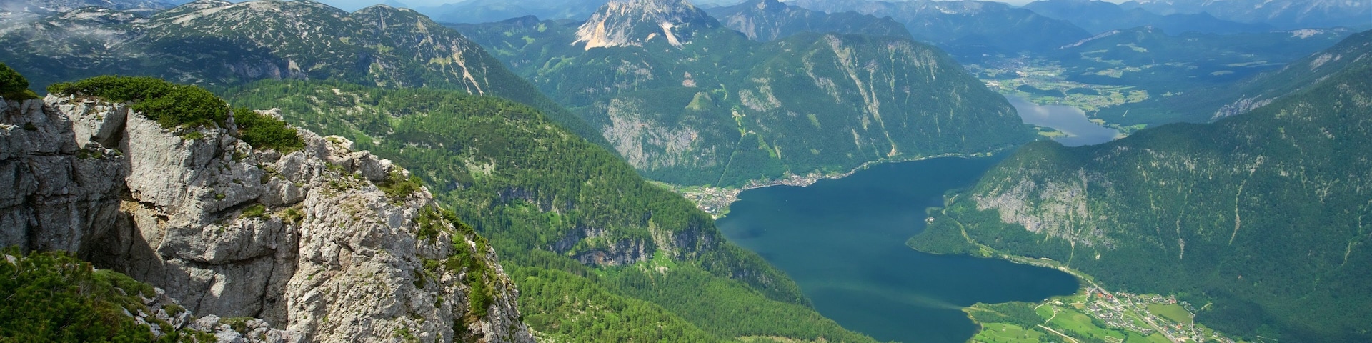 Dachstein Krippenstein featuring a lake or waterhole, tranquil scenes and landscape views