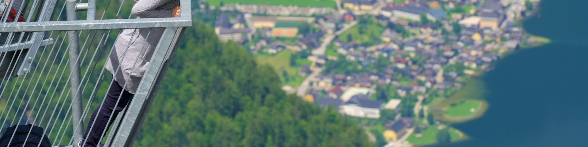 Hallstatt featuring views and tranquil scenes as well as an individual femail