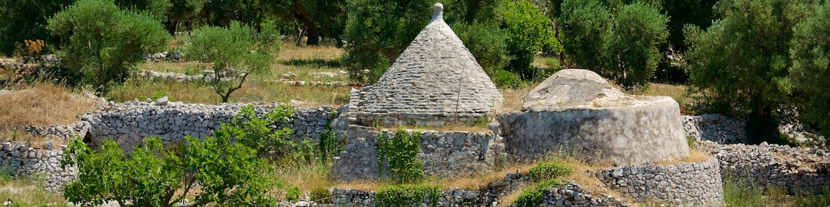 Apulien das einen historische Architektur und Ruine