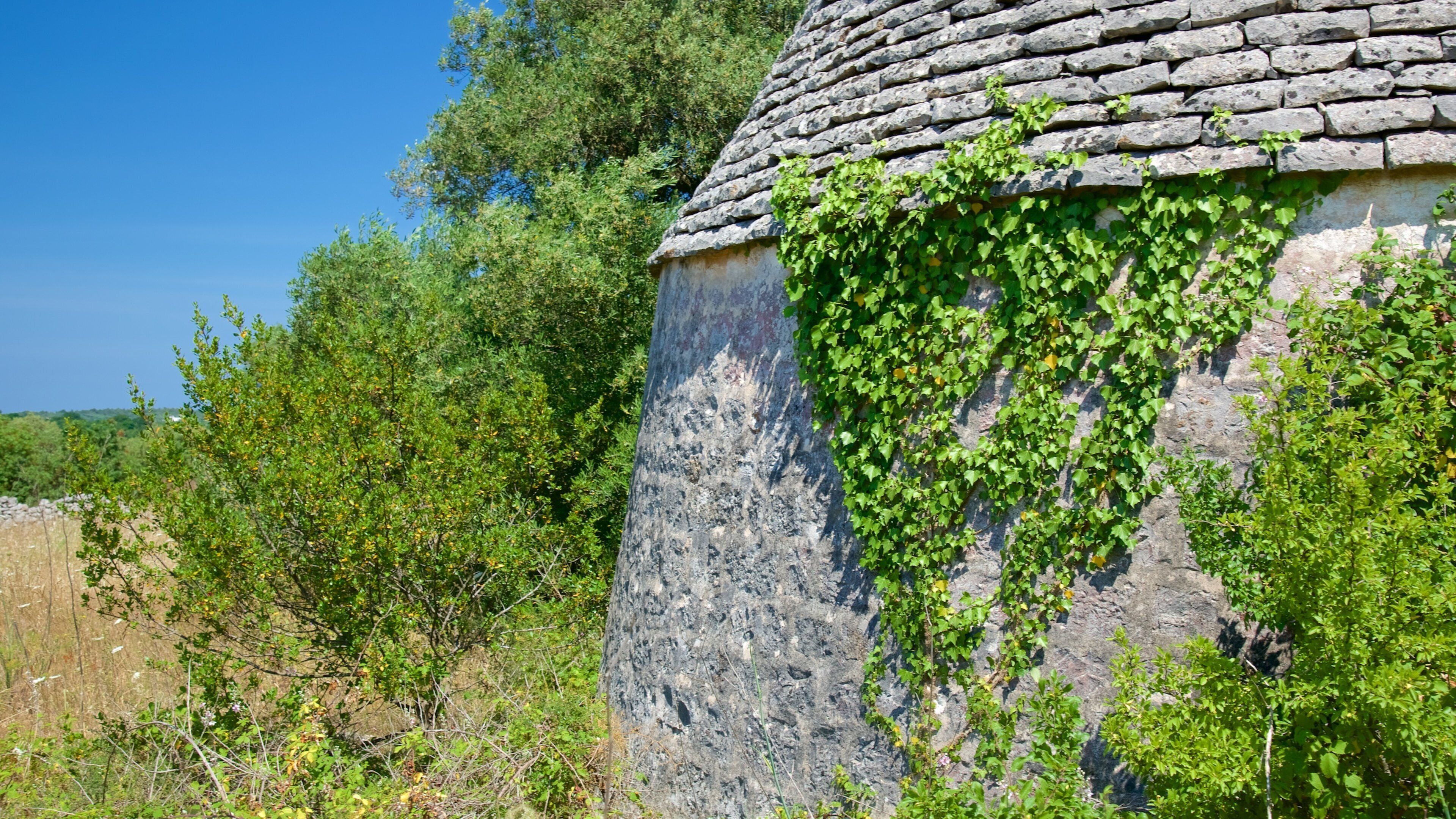 Itria Valley which includes building ruins
