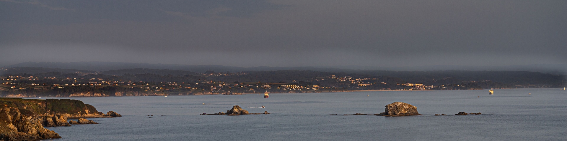 Miranda Islands in de Artabro gulf, in Spain