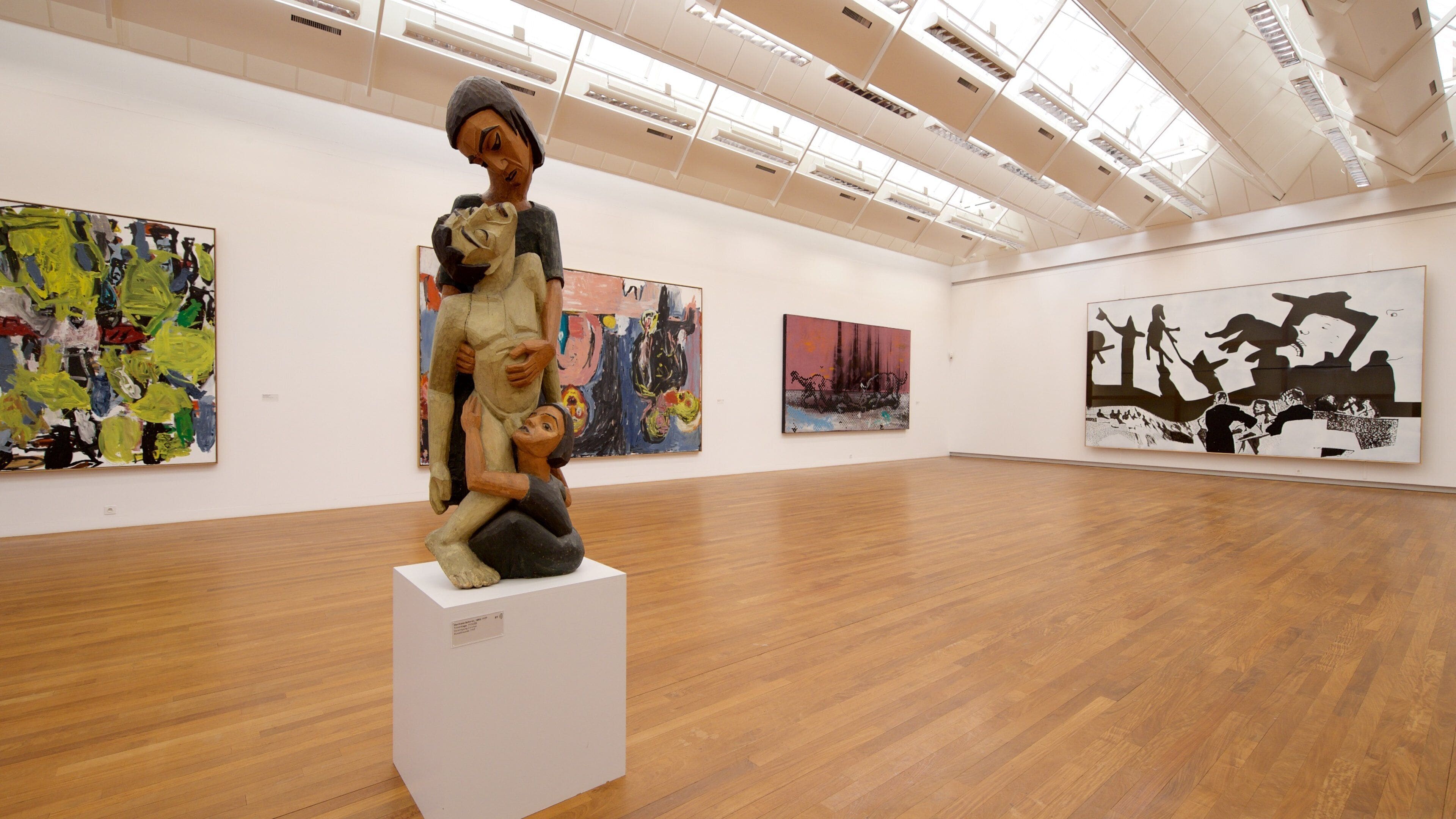 Zürich featuring interior views and art