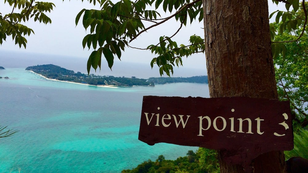 I finally climbed up to the view point 3 on Adang island, Satun Thailand. Was worth to be exhausted.