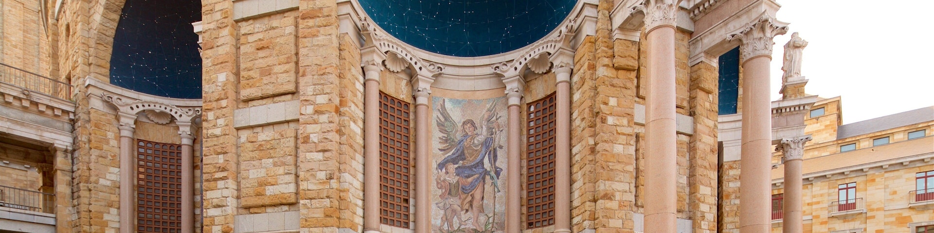 Laboral Ciudad de la Cultura which includes art and heritage architecture