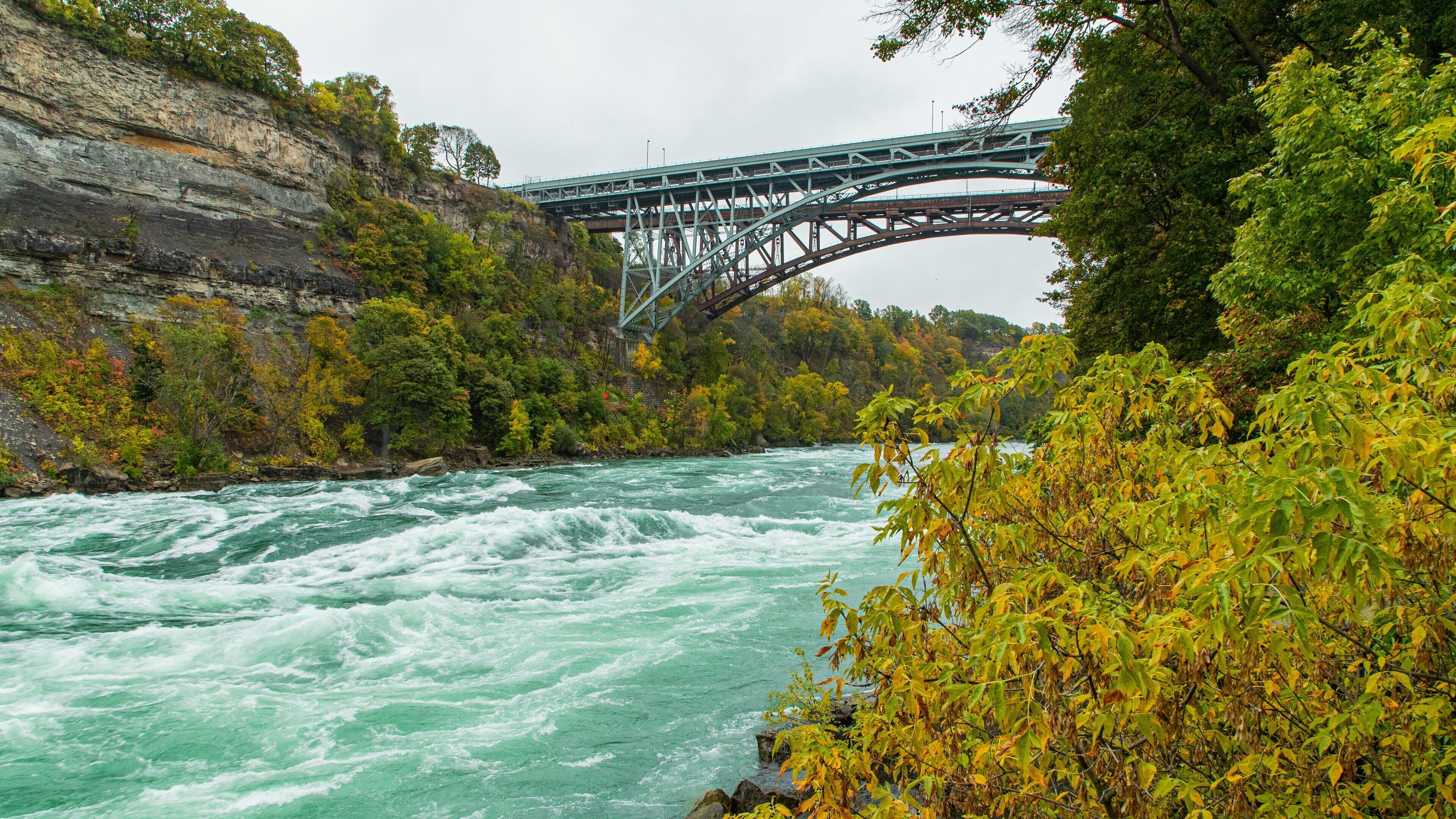 White Water Walk which includes a river or creek, rapids and a bridge
