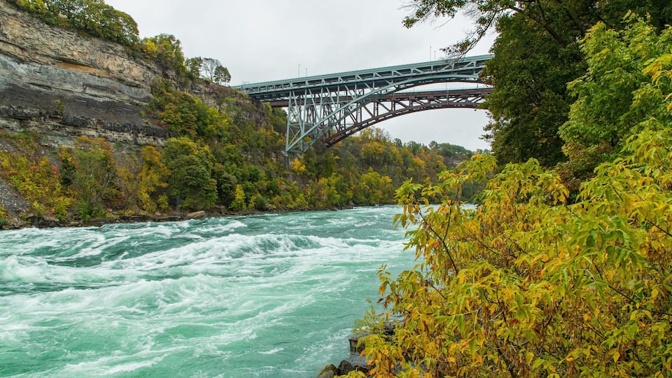 White Water Walk which includes a river or creek, rapids and a bridge