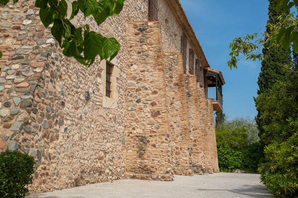 Castle Vilafortuny showing heritage elements