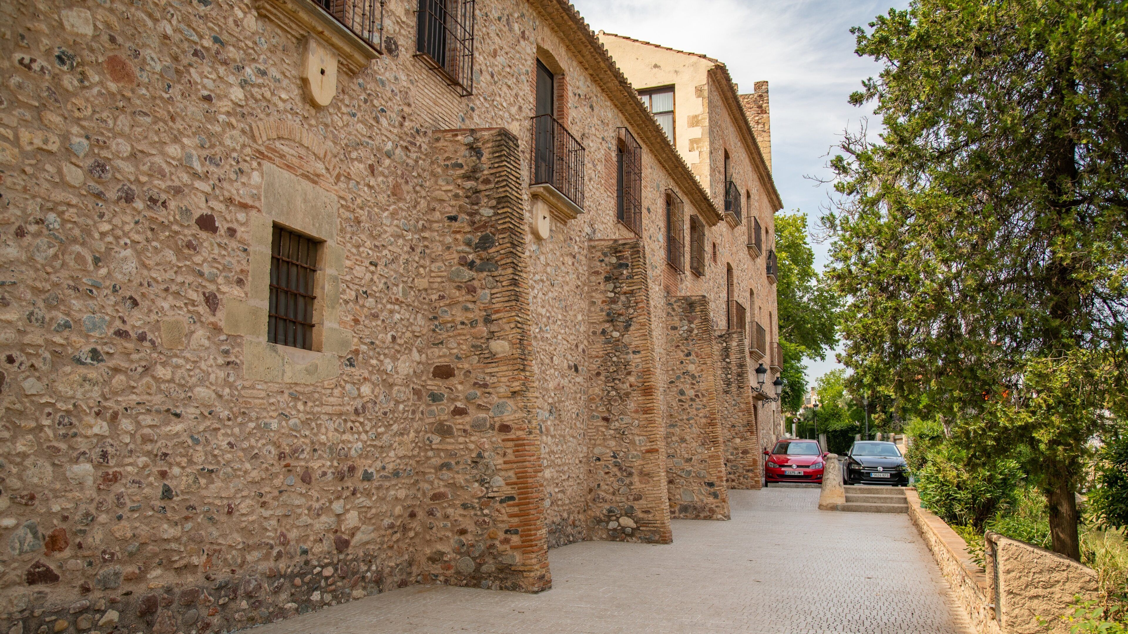 Castle Vilafortuny showing heritage elements