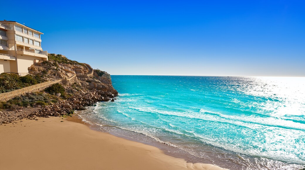 Cala Llenguadets Platja Salou beach in Tarragona of Catalonia