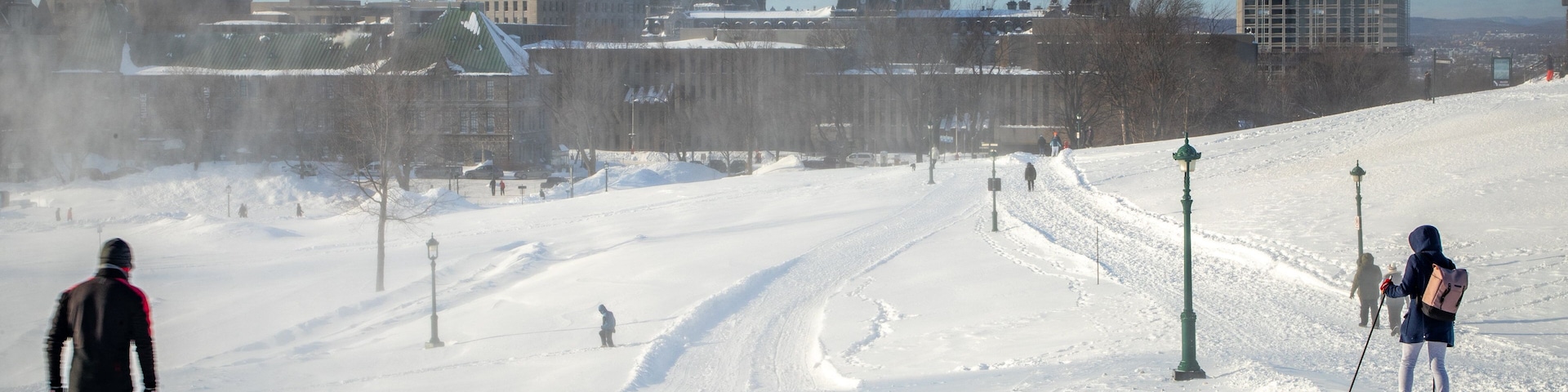 Plains of Abraham which includes snow as well as a couple