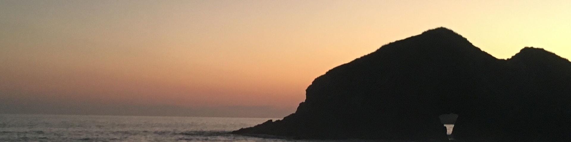 Amazing beach with breathtaking sunsets