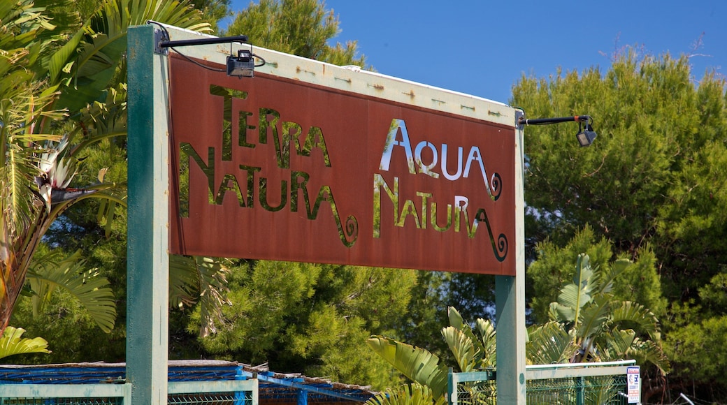 Aqua Natura featuring signage