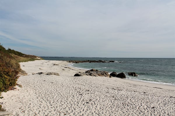Beg Meil in the bay of Concarneau in french cornwall, Brittany, France