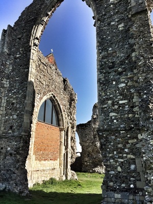 Leiston Abbey, old ruins and functioning music school #springfun