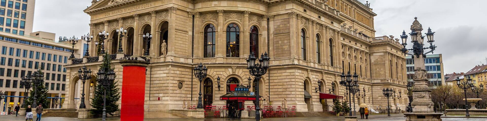 Alte Oper (Old Opera) in Frankfurt, Germany; Shutterstock ID 237868939
