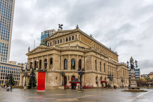 Alte Oper (Old Opera) in Frankfurt, Germany; Shutterstock ID 237868939